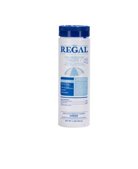 Regal 2 lb 1" Chlorinated Tabs Bottle