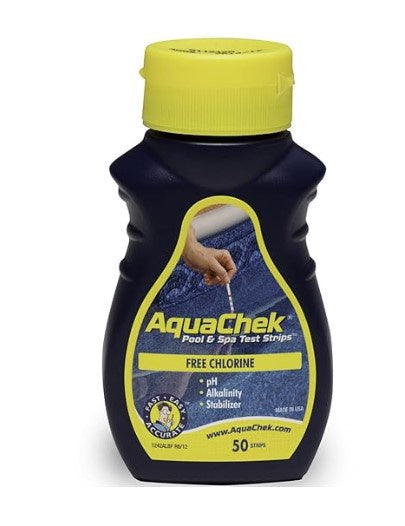 4 Way Yellow Chlorine Test Strips 50 Count