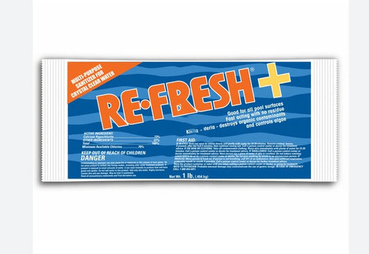 Refresh Plus 1 lb 73% Calcium Hypochlorite Granular Shock Treatment Bag