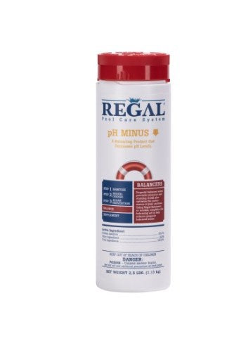 2.5 lbs pH Minus Bottle Regal Sanitizers