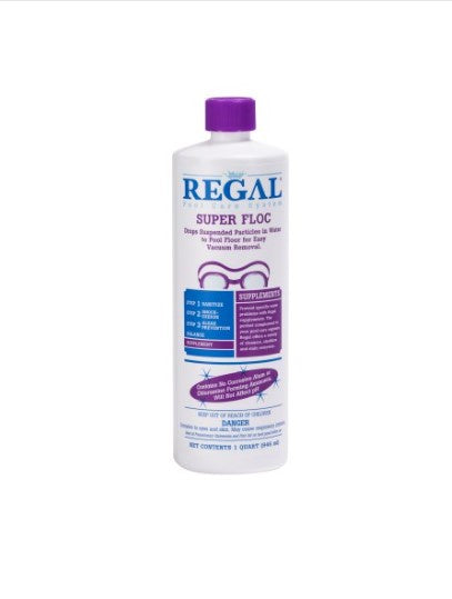 1 qt super floc Supplements Regal bottle