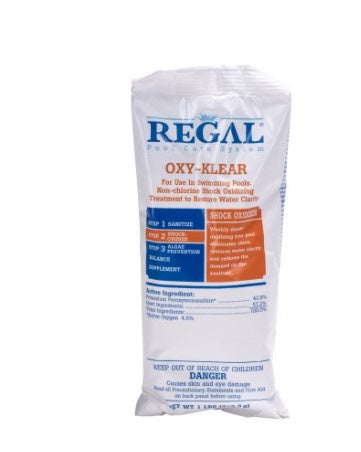 1 lb Oxy Klear Non-Chlorine Shock Pouch Regal  (24)