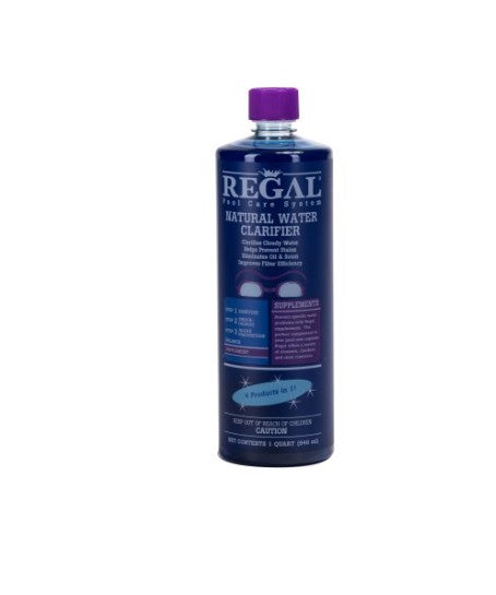 1qt Natural Water Clarifier Bottle Supplements Regal