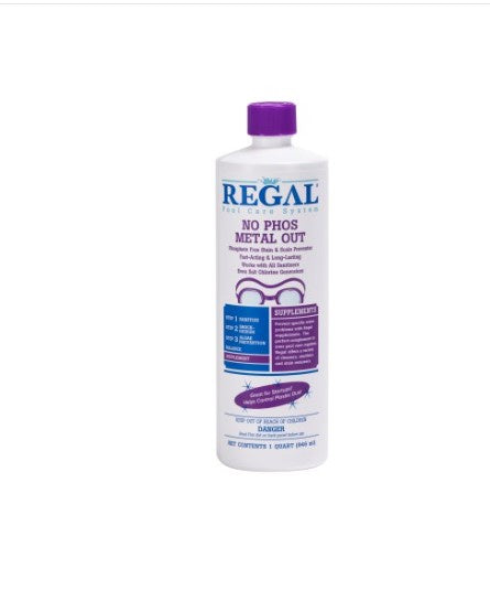 1qt No Phos Metal Out Bottle Supplements Regal