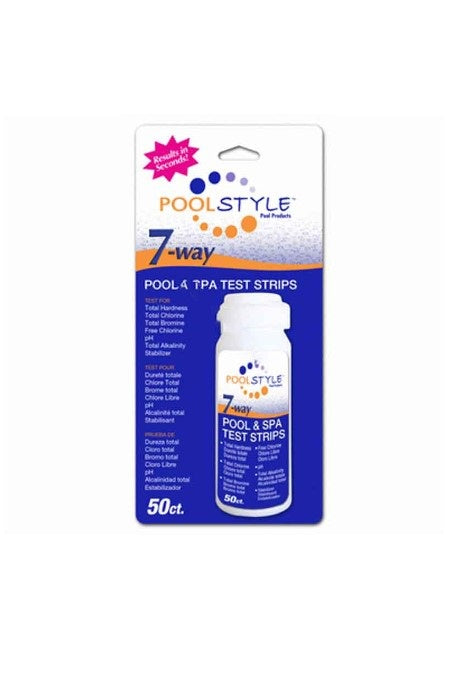 7-WAY PoolStyle TEST STRIP 50ct